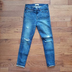 Madewell 9 inch high riser skinny skinny jeans
